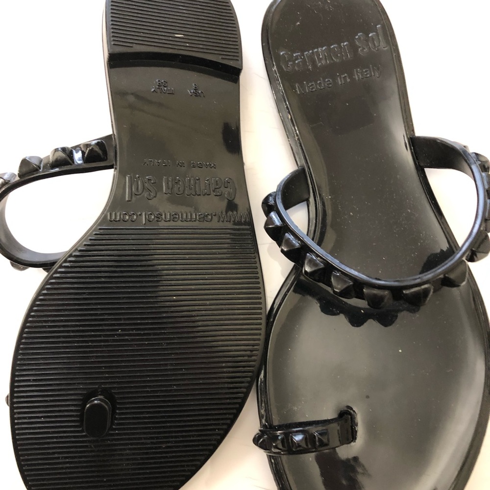 Carmen Sol Maria Flat Sandals made in Italy - Picture 3 of 3